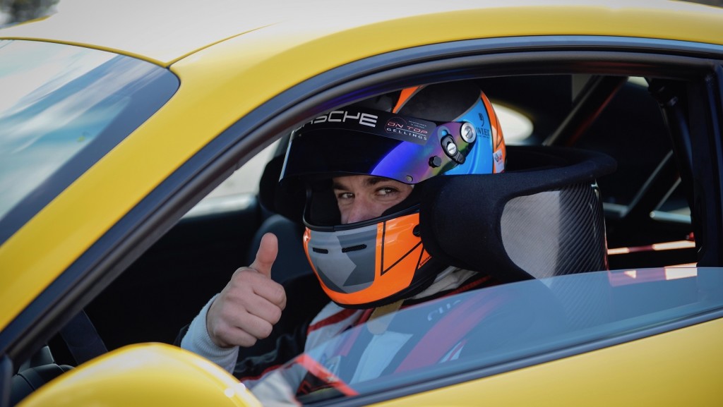 Porscheov testni vozač Lars Kenn