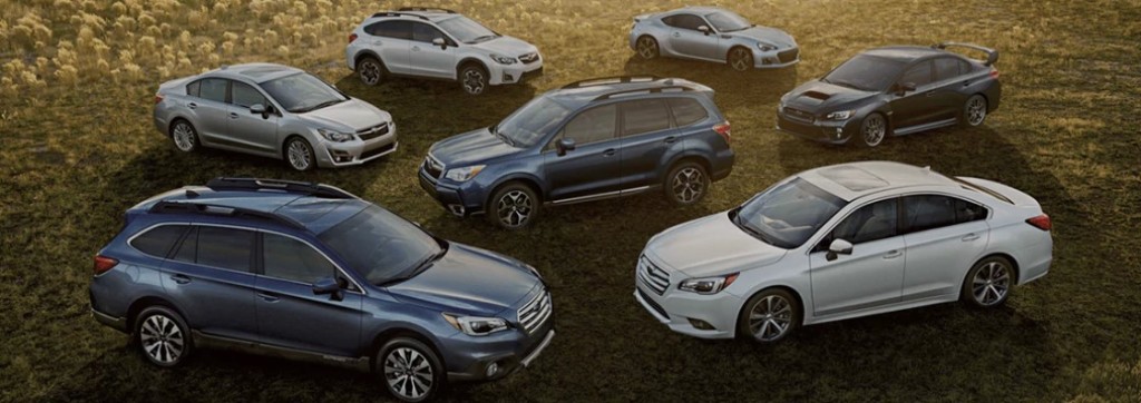 Evo modela koje Subaru danas proizvodi.