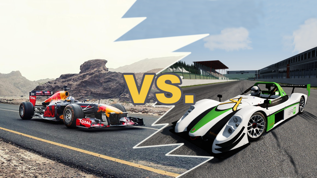 Bolid Formule 1 vs. Radical SR8, i mnogih drugih... 