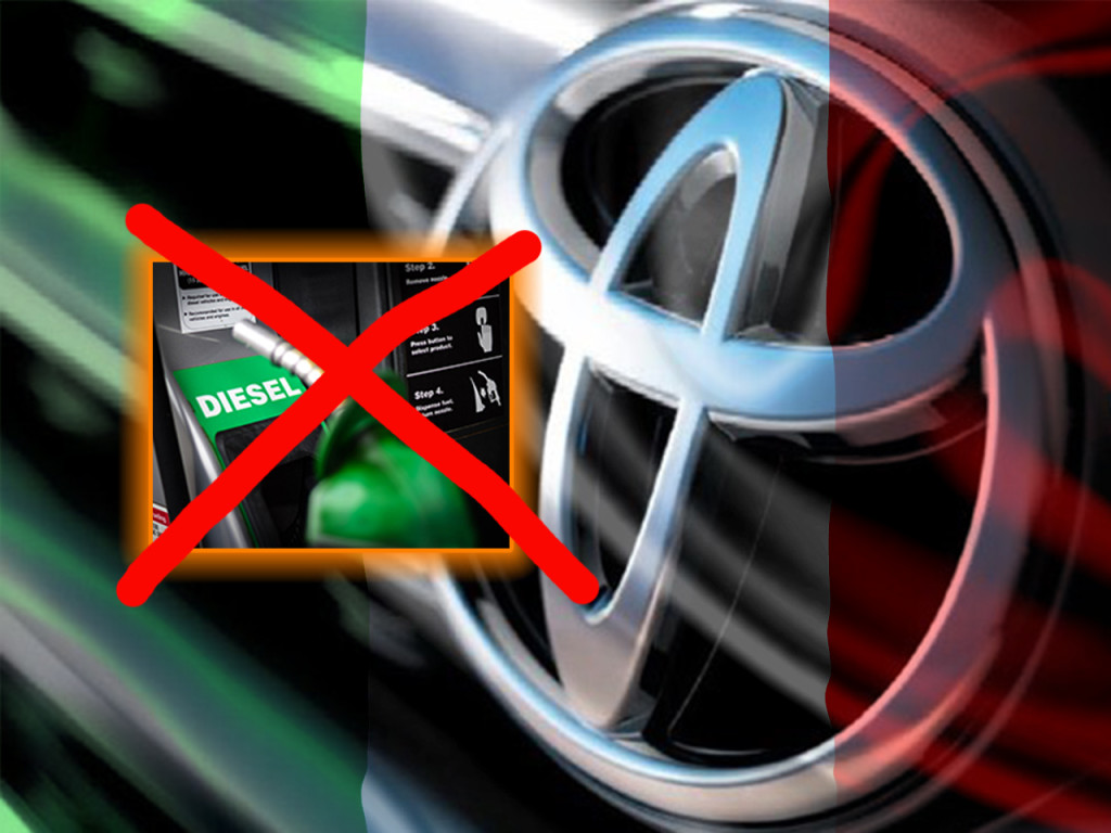 Ode Diesel iz Italije - barem što se Toyote tiče.