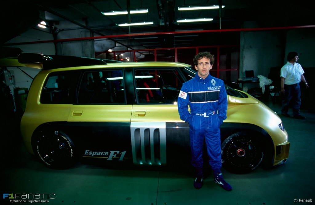 Renault Espace F1, i Alan Prost