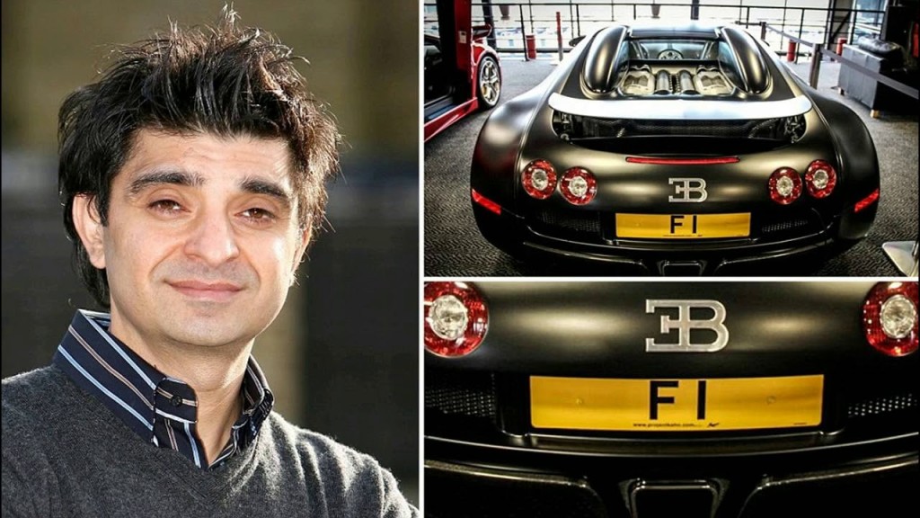 Afzal Khan i njegove F1 registracijske oznake